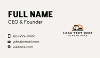 Cog Construction Excavator Business Card Image Preview