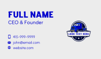 Transportation Trailer Truck  Business Card Preview