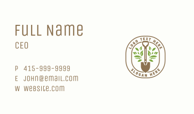 Landscaping Garden Plant Business Card Image Preview