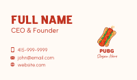 Dynamite Hot Dog Sandwich Business Card Image Preview