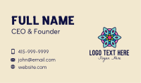 Floral Tile Decor  Business Card Image Preview