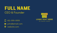 Corporate Gradient Letter T  Business Card Image Preview