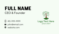 Natural Organic Tree  Business Card Image Preview