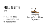 Classic Brown Leather Shoe Business Card Image Preview
