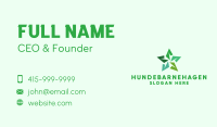 Green Star Plant Business Card Image Preview