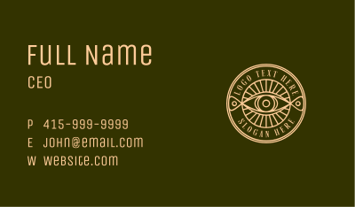 Tarot Eye Fortune Teller Business Card Image Preview