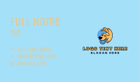 Frisbee Dog Puppy Business Card Image Preview