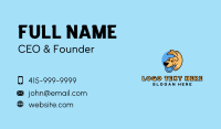 Frisbee Dog Puppy Business Card Image Preview