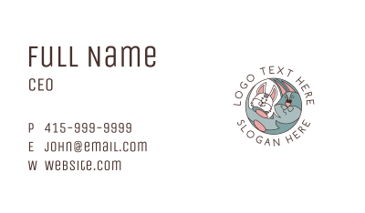 Cat Dog Pet Veterinarian Business Card Image Preview