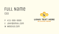 Bee Hive Letter Business Card Image Preview