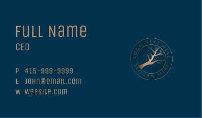 Tree Branch Park Business Card Image Preview