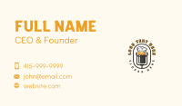 Beer Microphone Podcast Business Card Image Preview