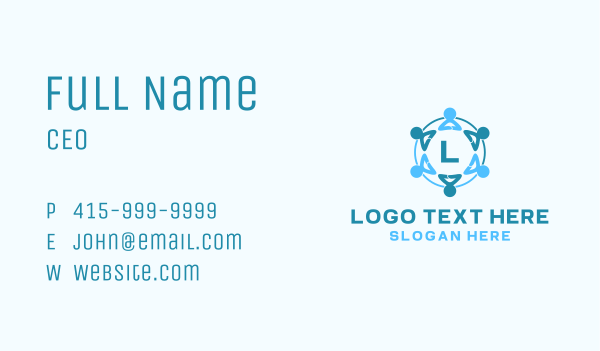 Social People Community Business Card Design Image Preview