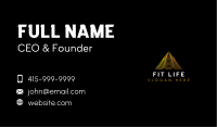 Premium Pyramid Firm Business Card Design
