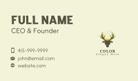 Night Moon Deer  Business Card Image Preview