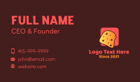 Cheese Bread Slice  Business Card Preview