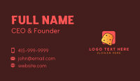 Cheese Bread Slice  Business Card Preview