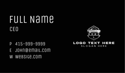 Classic Car Vehicle Business Card Image Preview