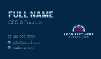 Automobile Bubble Detailing Business Card Preview