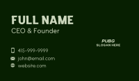 Italic Modern Wordmark Business Card Image Preview