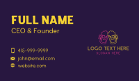 Neon Beer Bar Business Card Image Preview