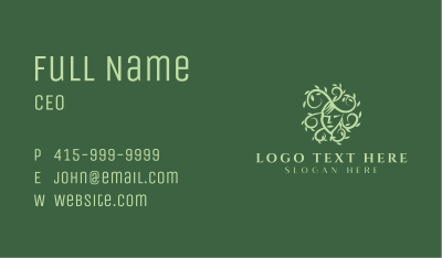 Green Natural Beauty Business Card Image Preview