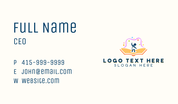 Stars Child Daycare Business Card Design Image Preview