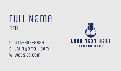 Laser Cutting Machinery Business Card Image Preview