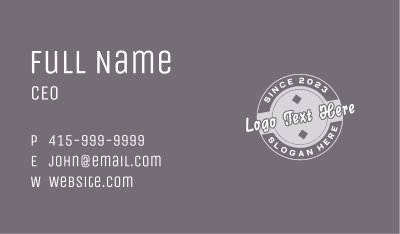 Generic Business Badge Business Card Image Preview
