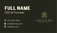 Green Leaf Human Business Card Image Preview