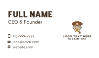 Dog Captain Mascot Business Card Image Preview