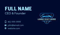 Car Polisher Maintenance Business Card Design