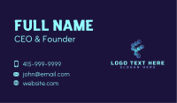 Tech Honeycomb Letter F Business Card Image Preview