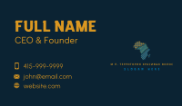 Tribal African Map Business Card Image Preview