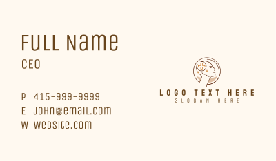 Human Mental Health Business Card Image Preview