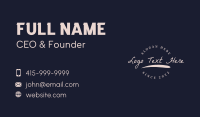 Casual Style Clothing Business Card Preview