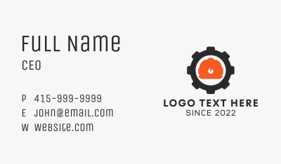 Electrical Engineering Hard Hat Business Card Image Preview