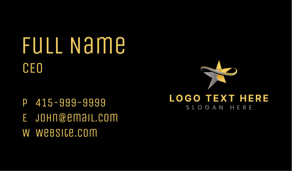 Infinity Star Studio Business Card Design Image Preview
