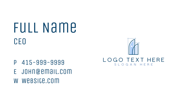 Architect Building Property Business Card Design Image Preview