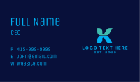 Digital App Letter K Business Card Image Preview