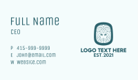 Green Medusa Letter O Business Card Image Preview