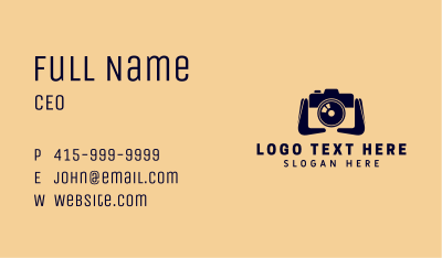Camera Photographer Vlogger Business Card Image Preview