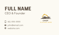 Excavator Mountain Builder Business Card Image Preview