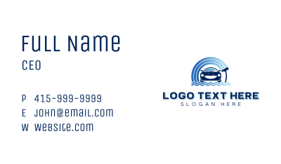 Clean Car Wash Wiper Business Card Image Preview
