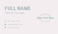 Dainty Pastry Shop Business Card Image Preview