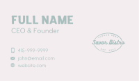 Dainty Pastry Shop Business Card Design