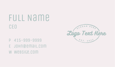Dainty Pastry Shop Business Card Image Preview