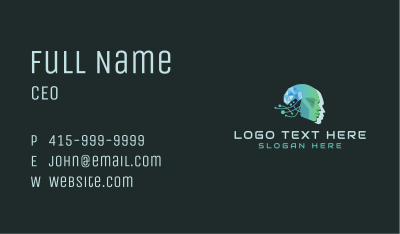 Head Application Software  Business Card Image Preview