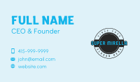 Generic Startup Wordmark Business Card Image Preview