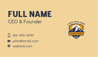 Mountain Forest Summit Business Card Image Preview
